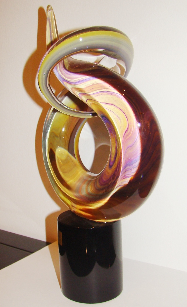 Zanetti Murano Contemporary Art Glass Sculpture Signed | Modernism